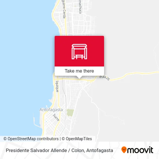 Presidente Salvador Allende / Colon map