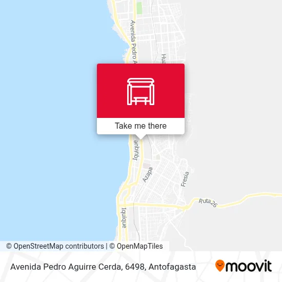 Mapa de Avenida Pedro Aguirre Cerda, 6498