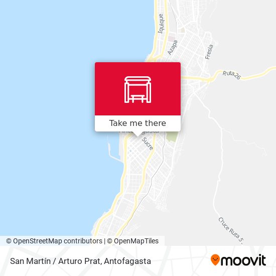 Mapa de San Martín / Arturo Prat