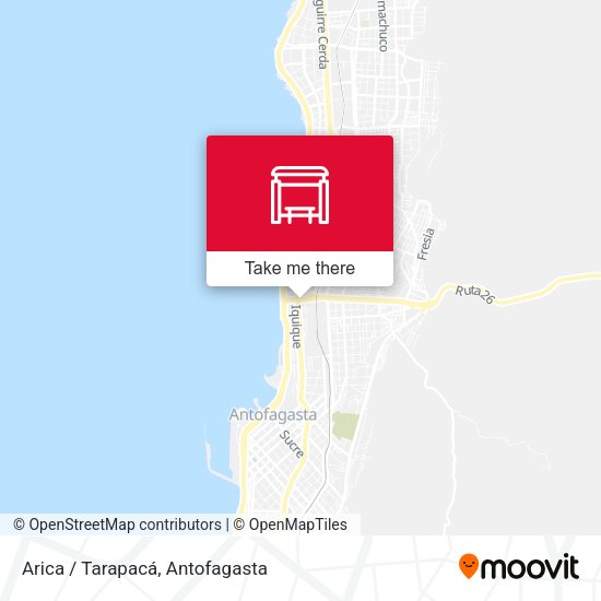 Arica / Tarapacá map