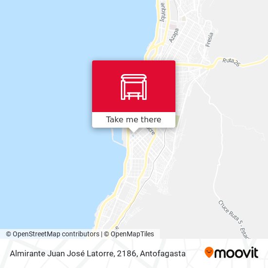Almirante Juan José Latorre, 2186 map