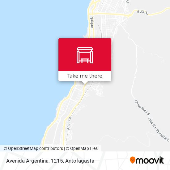 Mapa de Avenida Argentina, 1215