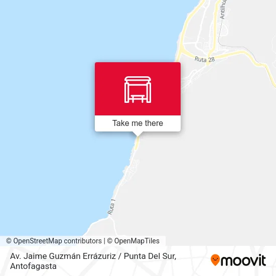 Mapa de Av. Jaime Guzmán Errázuriz / Punta Del Sur