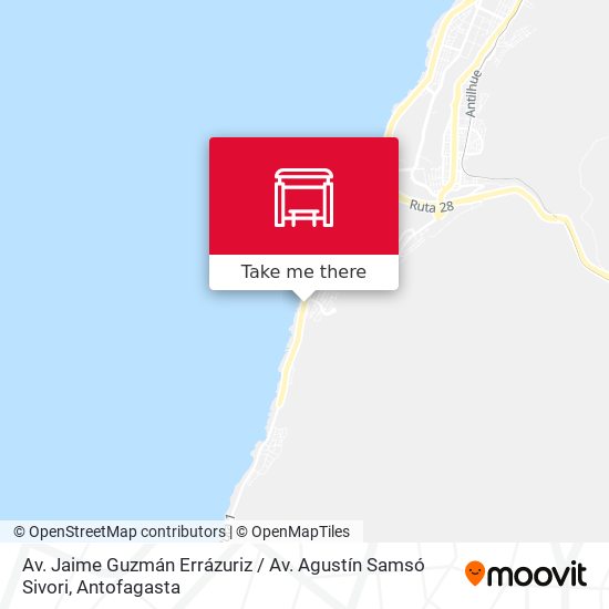 Av. Jaime Guzmán Errázuriz / Av. Agustín Samsó Sivori map