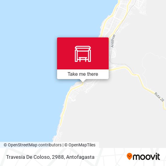 Mapa de Travesía De Coloso, 2988