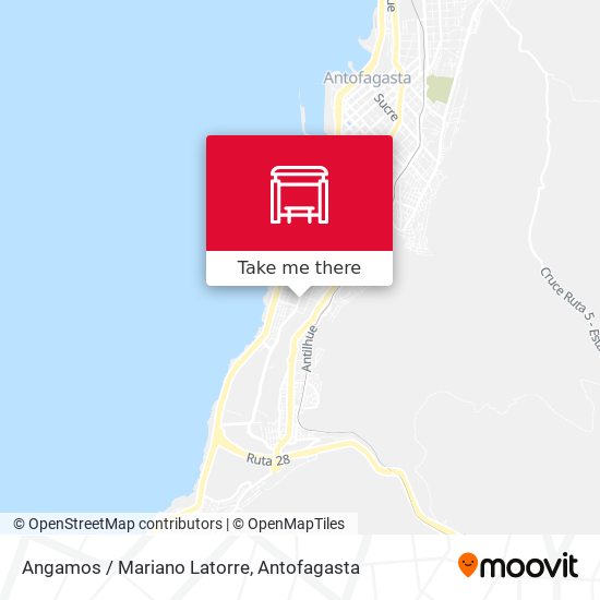 Mapa de Angamos / Mariano Latorre