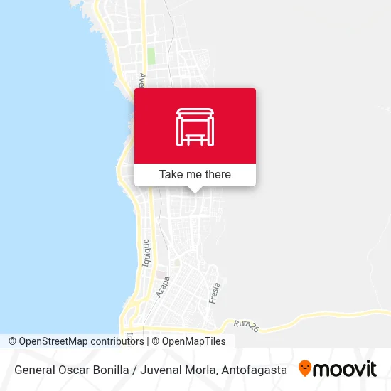 General Oscar Bonilla / Juvenal Morla map