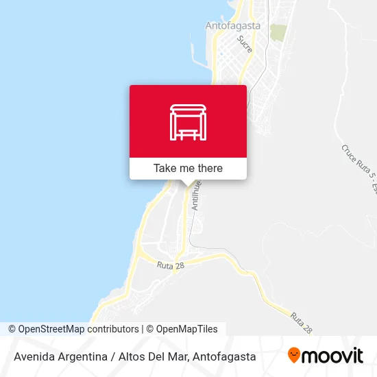 Avenida Argentina / Altos Del Mar map