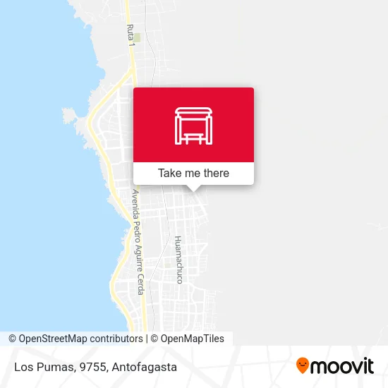 Los Pumas, 9755 map