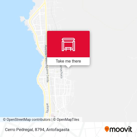 Mapa de Cerro Pedregal, 8794