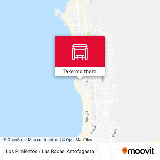 Los Pimientos / Las Rocas map