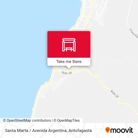 Santa Marta / Avenida Argentina map
