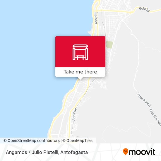 Mapa de Angamos / Julio Pistelli