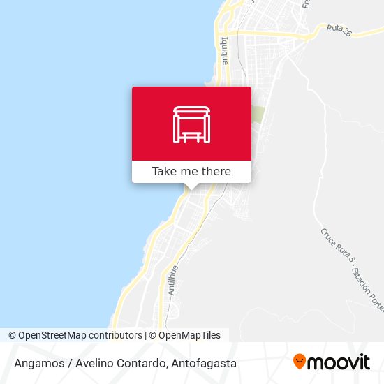 Mapa de Angamos / Avelino Contardo