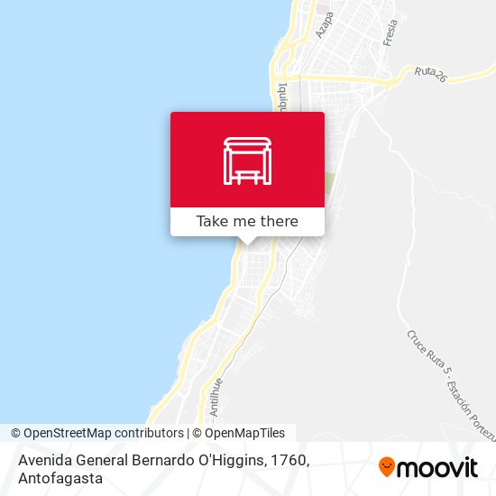 Avenida General Bernardo O'Higgins, 1760 map