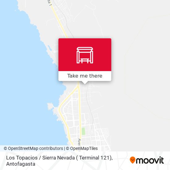 Mapa de Los Topacios / Sierra Nevada ( Terminal 121)