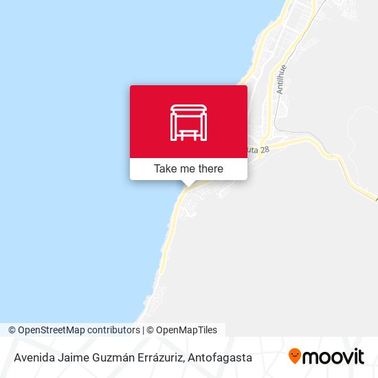 Avenida Jaime Guzmán Errázuriz map