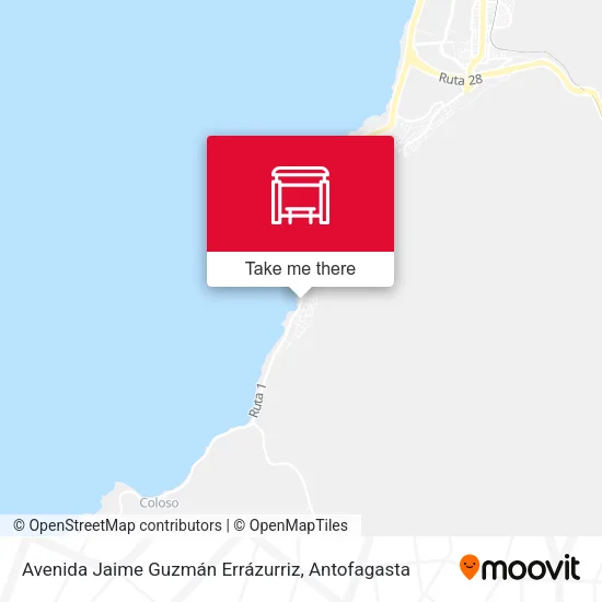 Mapa de Avenida Jaime Guzmán Errázurriz
