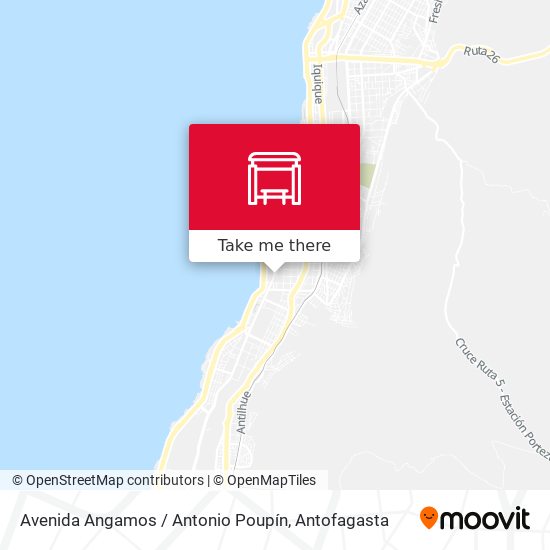 Avenida Angamos / Antonio Poupín map