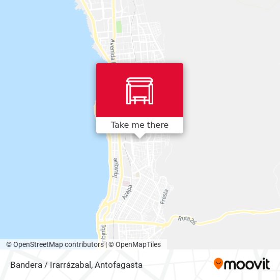 Mapa de Bandera / Irarrázabal