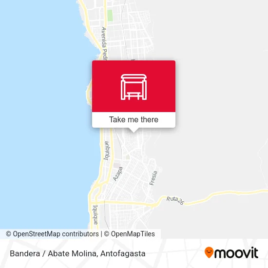 Mapa de Bandera / Abate Molina