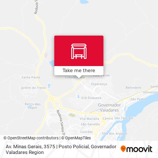 Mapa Av. Minas Gerais, 3575 | Posto Policial