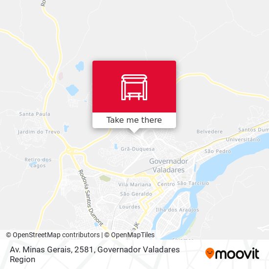 Mapa Av. Minas Gerais, 2581