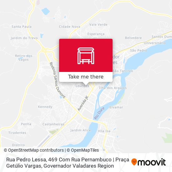 Rua Pedro Lessa, 469 Com Rua Pernambuco | Praça Getúlio Vargas map