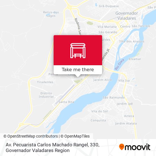 Mapa Av. Pecuarista Carlos Machado Rangel, 330