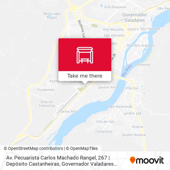 Mapa Av. Pecuarista Carlos Machado Rangel, 267 | Depósito Castanheiras