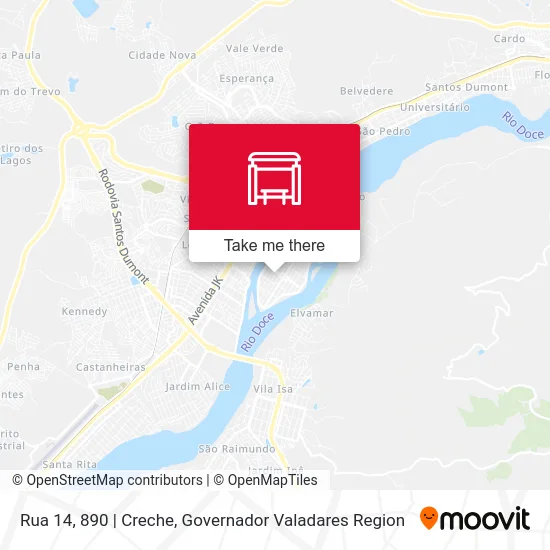 Rua 14, 890 | Creche map