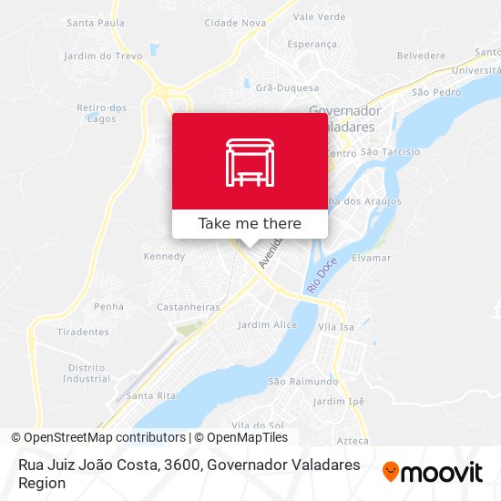 Mapa Rua Juiz João Costa, 3600