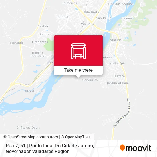 Rua 7, 51 | Ponto Final Do Cidade Jardim map