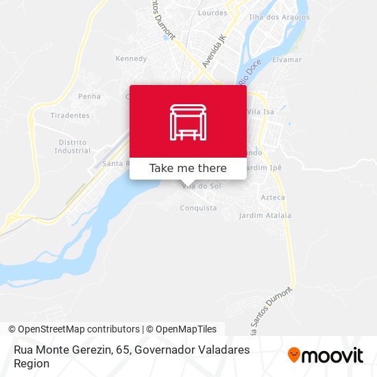Rua Monte Gerezin, 65 map