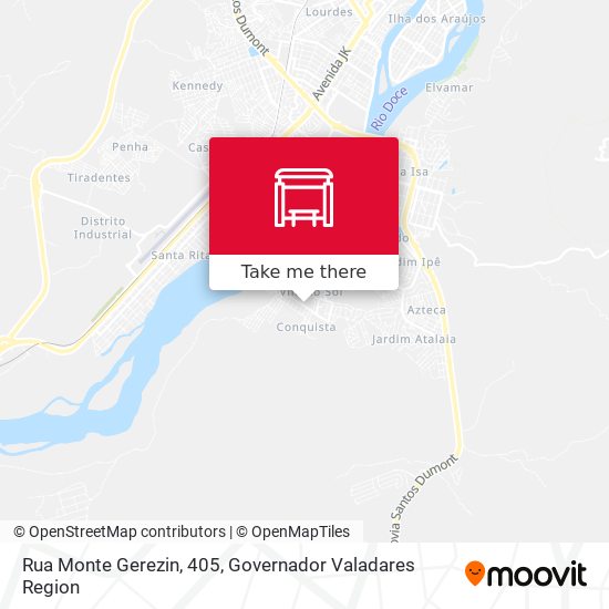 Rua Monte Gerezin, 405 map