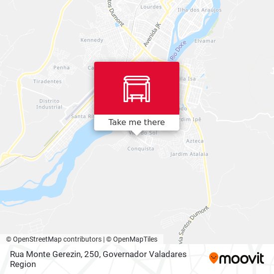 Rua Monte Gerezin, 250 map
