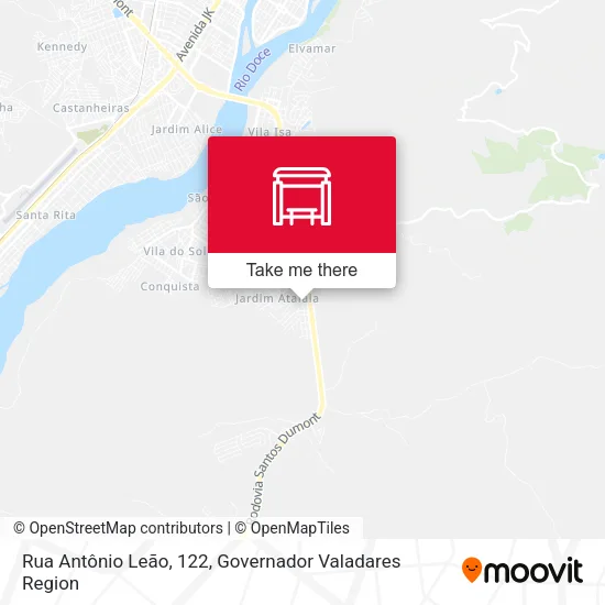 Rua Antônio Leão, 122 map