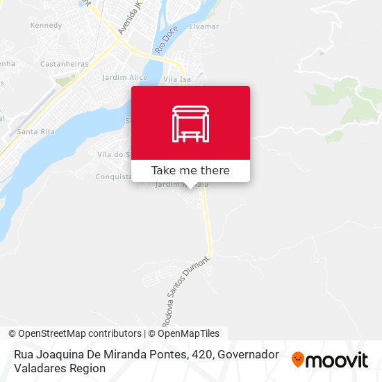 Mapa Rua Joaquina De Miranda Pontes, 420