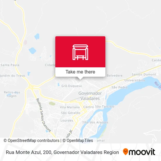 Rua Monte Azul, 200 map