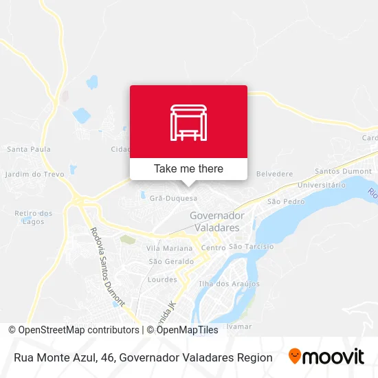 Rua Monte Azul, 46 map