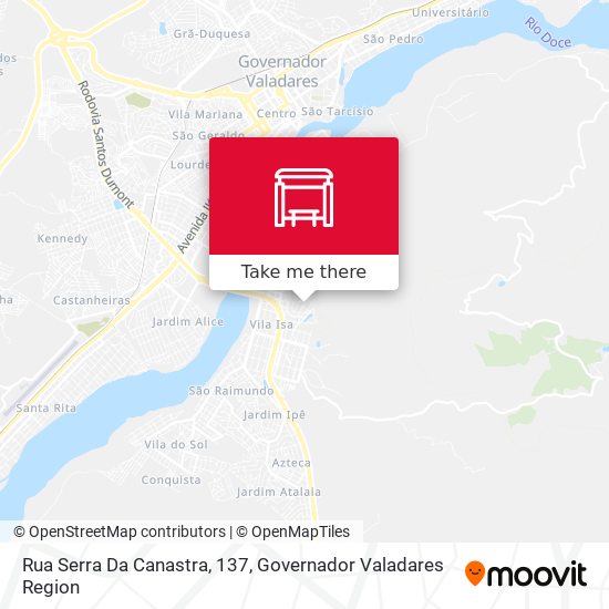 Mapa Rua Serra Da Canastra, 137