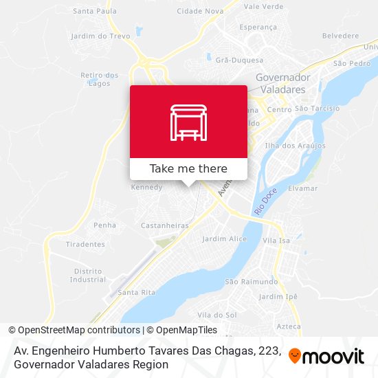 Mapa Av. Engenheiro Humberto Tavares Das Chagas, 223