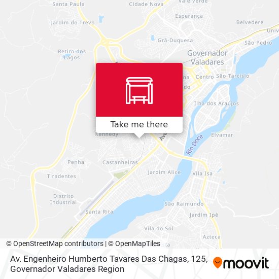 Mapa Av. Engenheiro Humberto Tavares Das Chagas, 125