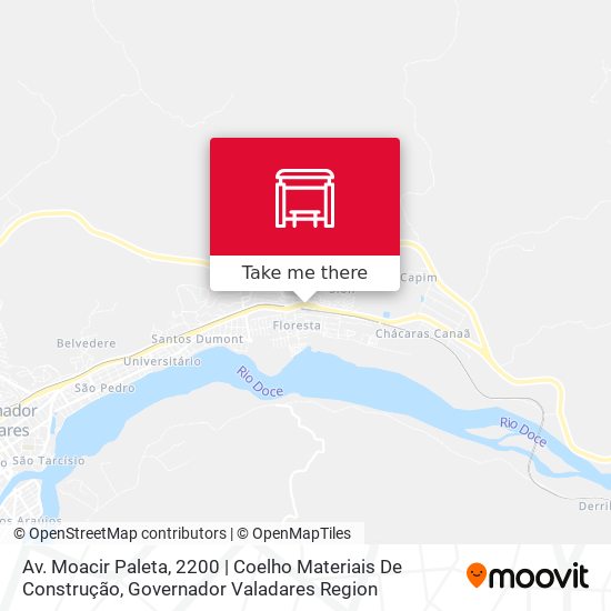 Av. Moacir Paleta, 2200 | Coelho Materiais De Construção map