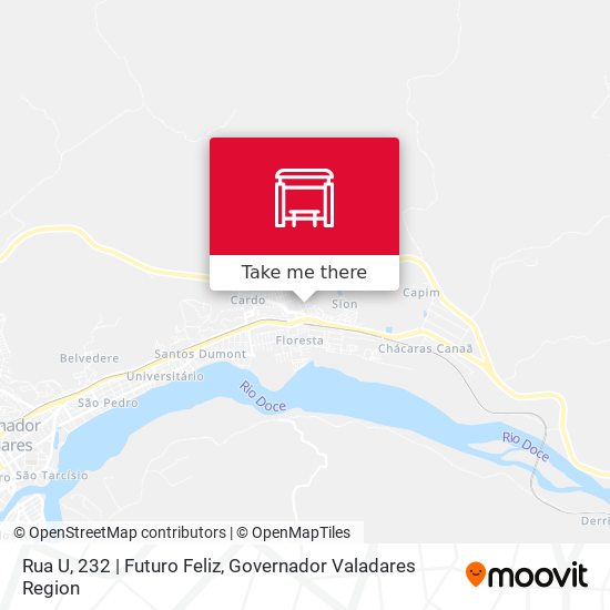 Rua U, 232 | Futuro Feliz map