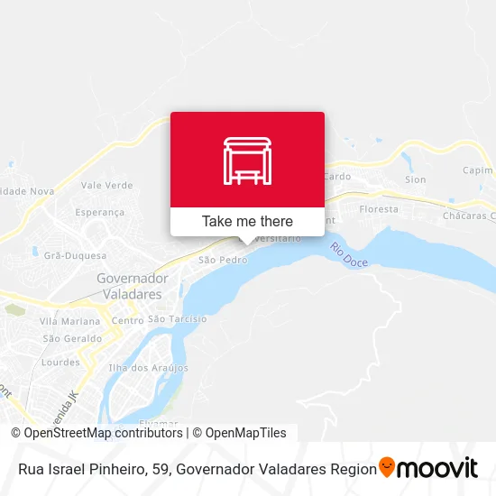 Rua Israel Pinheiro, 59 map