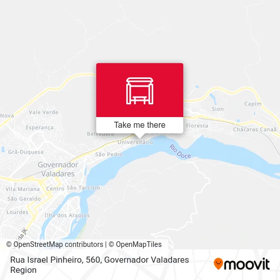 Rua Israel Pinheiro, 560 map