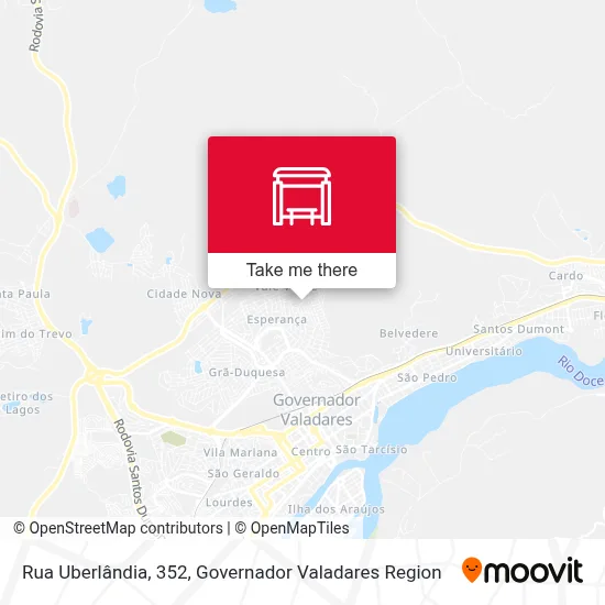 Rua Uberlândia, 352 map