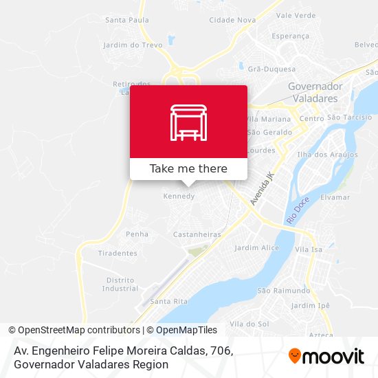 Mapa Av. Engenheiro Felipe Moreira Caldas, 706