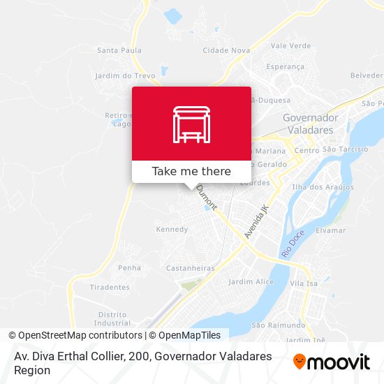 Av. Diva Erthal Collier, 200 map